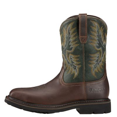 Ariat Sierra Steel Toe - Werkschoenen DonkerBruin Heren - 30271-108